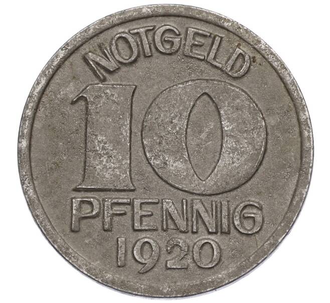 Монета 10 пфеннигов 1920 года Германия — город Варендорф (Нотгельд) (Артикул K11-118631)