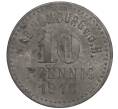 Монета 10 пфеннигов 1918 года Германия — город Хомбург (Нотгельд) (Артикул K11-118639)
