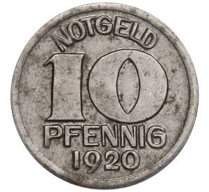 10 пфеннигов 1920 года Германия — город Галле (Нотгельд)