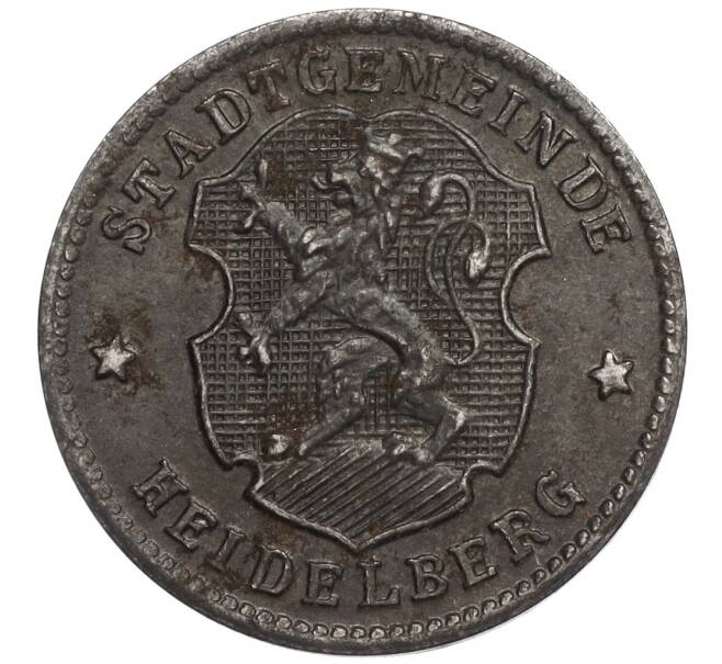 Монета 10 пфеннигов 1919 года Германия — город Хайдельберг (Нотгельд) (Артикул K11-118655)