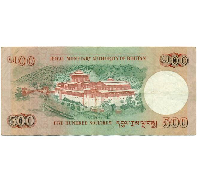 Банкнота 500 нгултрум 2011 года Бутан (Артикул K11-118709)