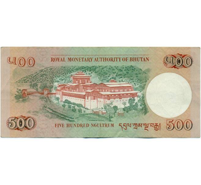 Банкнота 500 нгултрум 2011 года Бутан (Артикул: K11-118723) — Фото №2