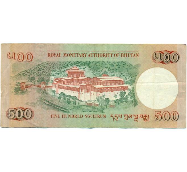 Банкнота 500 нгултрум 2011 года Бутан (Артикул: K11-118729) — Фото №2
