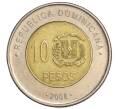 Монета 10 песо 2008 года Доминиканская республика (Артикул K11-118668)