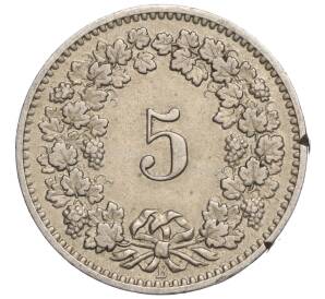 5 раппенов 1882 года Швейцария — Фото №2