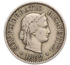 5 раппенов 1882 года Швейцария — Фото №1