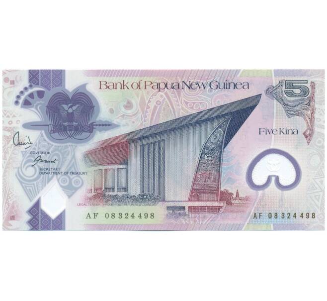 Банкнота 5 кина 2008 года Папуа — Новая Гвинея (Артикул K11-118231)