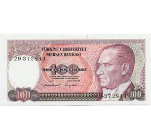100 лир 1983 года Турция — Фото №1