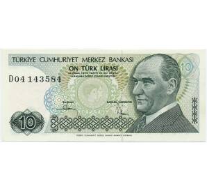 10 лир 1982 года Турция — Фото №1