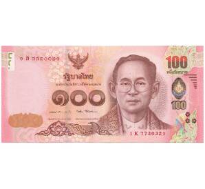 100 бат 2017 года Таиланд — Фото №1