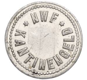 Платежный жетон на 10 пфеннигов в столовой компании NWF Германия