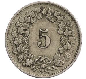 5 раппенов 1898 года Швейцария