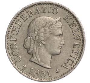 5 раппенов 1951 года Швейцария — Фото №1