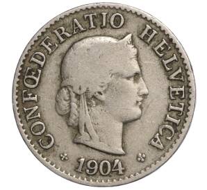 5 раппенов 1904 года Швейцария — Фото №1