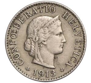 5 раппенов 1913 года Швейцария — Фото №1