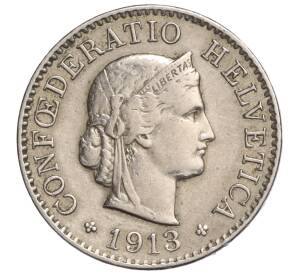 5 раппенов 1913 года Швейцария — Фото №1