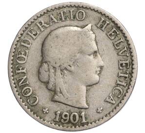 5 раппенов 1901 года Швейцария