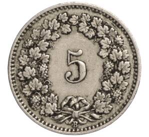 5 раппенов 1901 года Швейцария