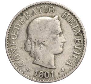 5 раппенов 1901 года Швейцария