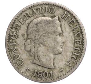 5 раппенов 1901 года Швейцария