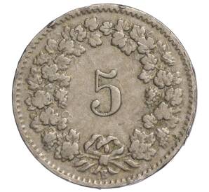 5 раппенов 1901 года Швейцария