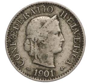 5 раппенов 1901 года Швейцария