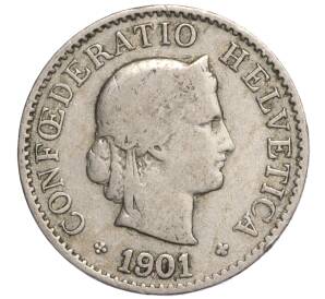 5 раппенов 1901 года Швейцария