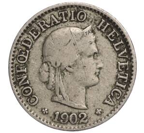 5 раппенов 1902 года Швейцария — Фото №1