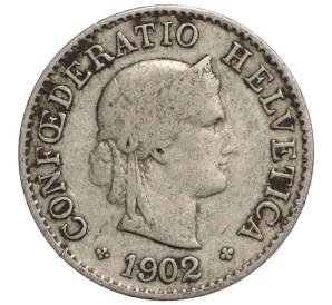 5 раппенов 1902 года Швейцария — Фото №1