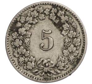 5 раппенов 1902 года Швейцария — Фото №2