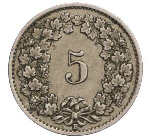 5 раппенов 1919 года Швейцария — Фото №2