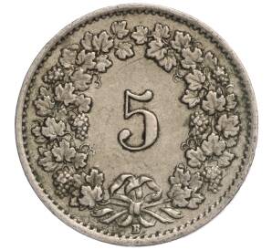 5 раппенов 1919 года Швейцария — Фото №2