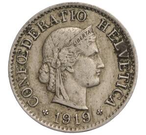 5 раппенов 1919 года Швейцария — Фото №1