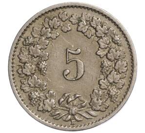 5 раппенов 1919 года Швейцария — Фото №2