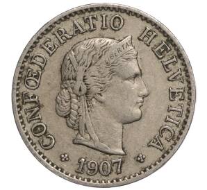 5 раппенов 1907 года Швейцария — Фото №1