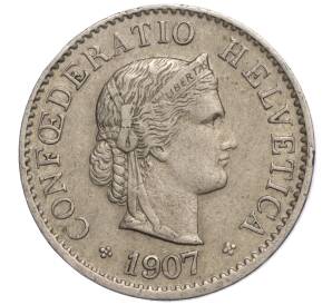 5 раппенов 1907 года Швейцария — Фото №1