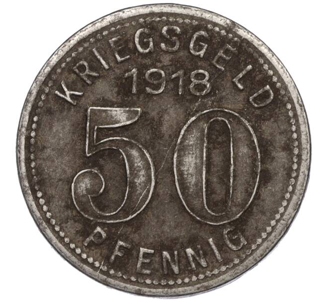 Монета 50 пфеннигов 1918 года Германия — город Эльберфельд (Нотгельд) (Артикул K11-119073)
