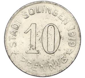 10 пфеннигов 1919 года Германия — город Золинген (Нотгельд)