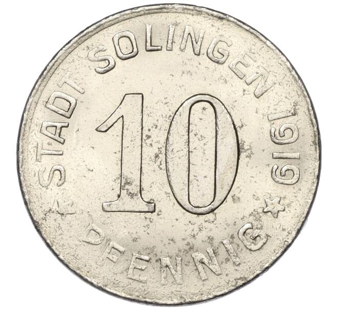 Монета 10 пфеннигов 1919 года Германия — город Золинген (Нотгельд) (Артикул K11-119074)
