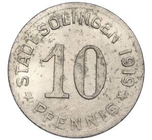 10 пфеннигов 1919 года Германия — город Золинген (Нотгельд)
