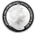 Монета 1 доллар 2022 года Британские Виргинские острова «75 лет последней тиражной монете Идущая Свобода» (Артикул M2-72062)