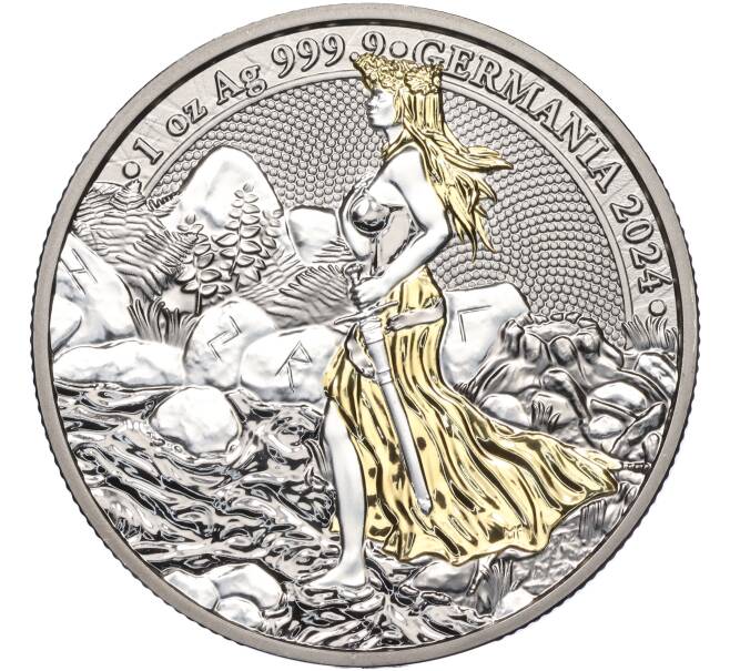 Монета 5 марок 2024 года Германия «Аллегория» (Артикул M2-72073)