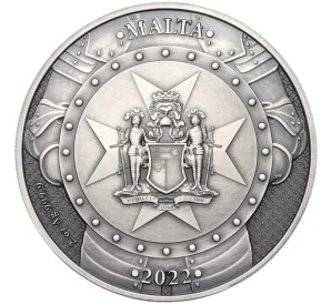 10 евро 2022 года Мальта «Рыцари прошлого»