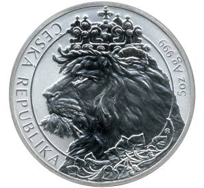 10 долларов 2021 года Ниуэ «Чешский лев»