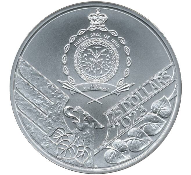 Монета 25 долларов 2023 года Ниуэ «Чешский лев» (Артикул M2-72082)