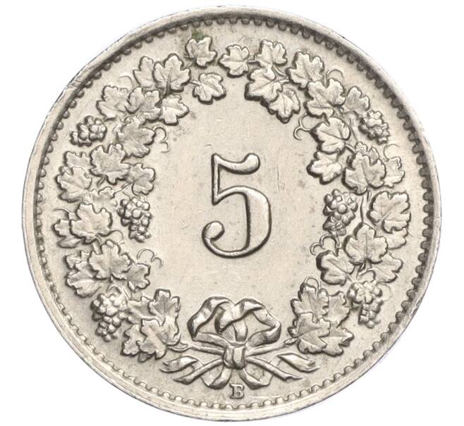 Монета 5 раппенов 1944 года Швейцария (Артикул K11-119249)