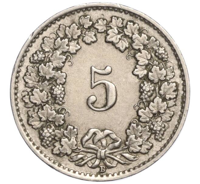 Монета 5 раппенов 1940 года Швейцария (Артикул K11-119254)
