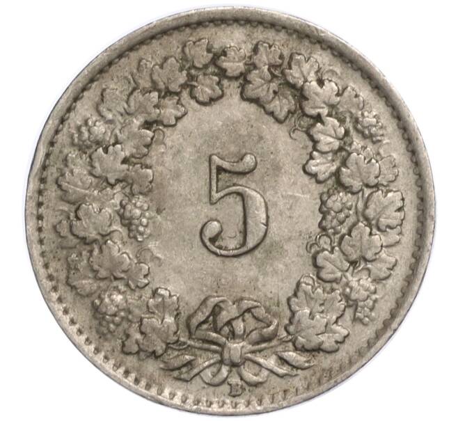 Монета 5 раппенов 1945 года Швейцария (Артикул K11-119289)