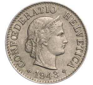 5 раппенов 1943 года Швейцария — Фото №1