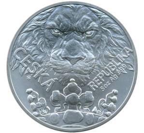 10 долларов 2023 года Ниуэ «Чешский лев» — Фото №1